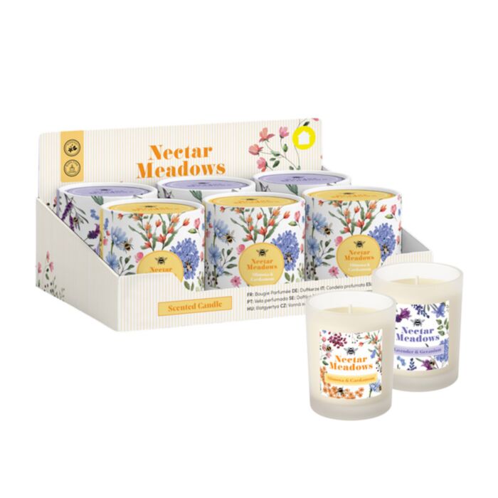 Świeczka zapachowa w tubie z motywem Nectar Meadows