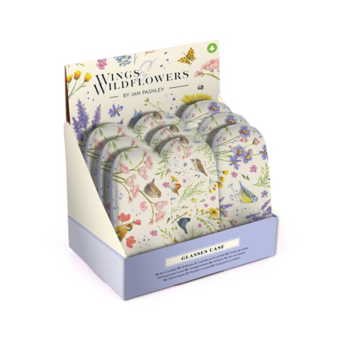 Etui na okulary z motywem Jan Pashley Wings & Wildflowers