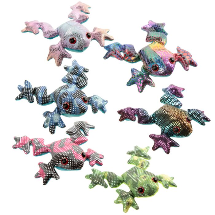 Zabawka żaba wypełniona piaskiem