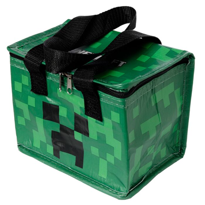 Torba termiczna na lunch z recyklingu - Minecraft Creeper