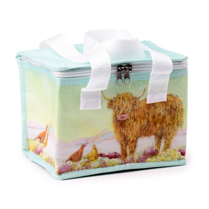 Torba termiczna na lunch z recyklingu - Jan Pashley Highland Coo Cow