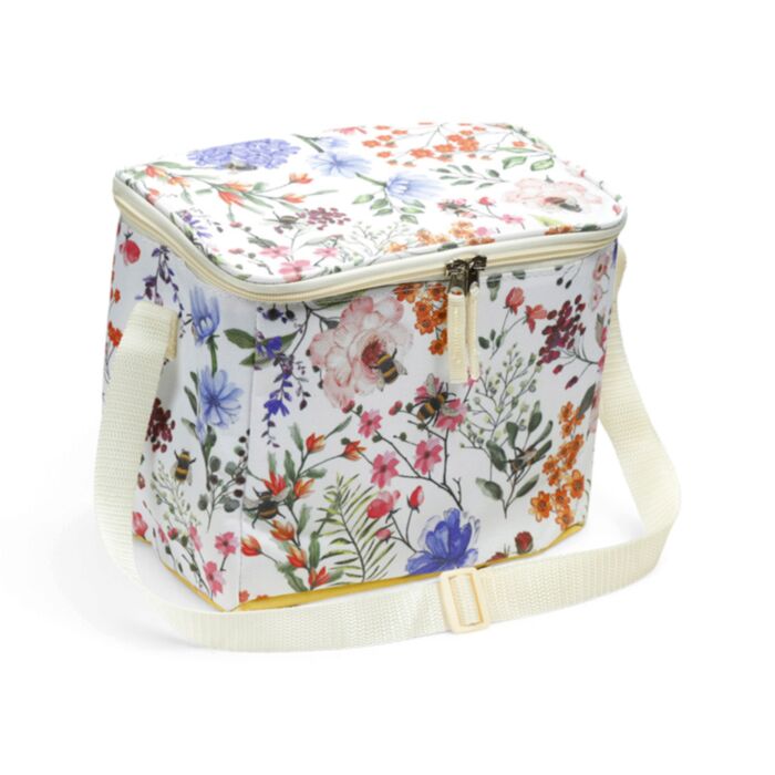 Torba na lunch z paskiem na ramię z motywem Nectar Meadows