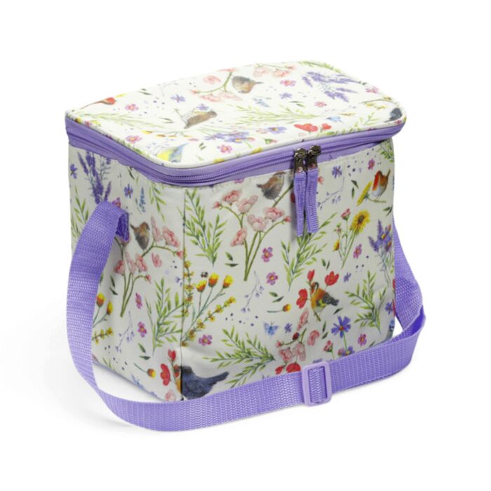 Torba na lunch z paskiem na ramię z motywem Jan Pashley Wings & Wildflowers