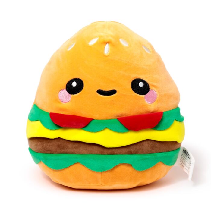 Squidglys Pluszowa Poduszka - Foodiemals Burger Hammy 