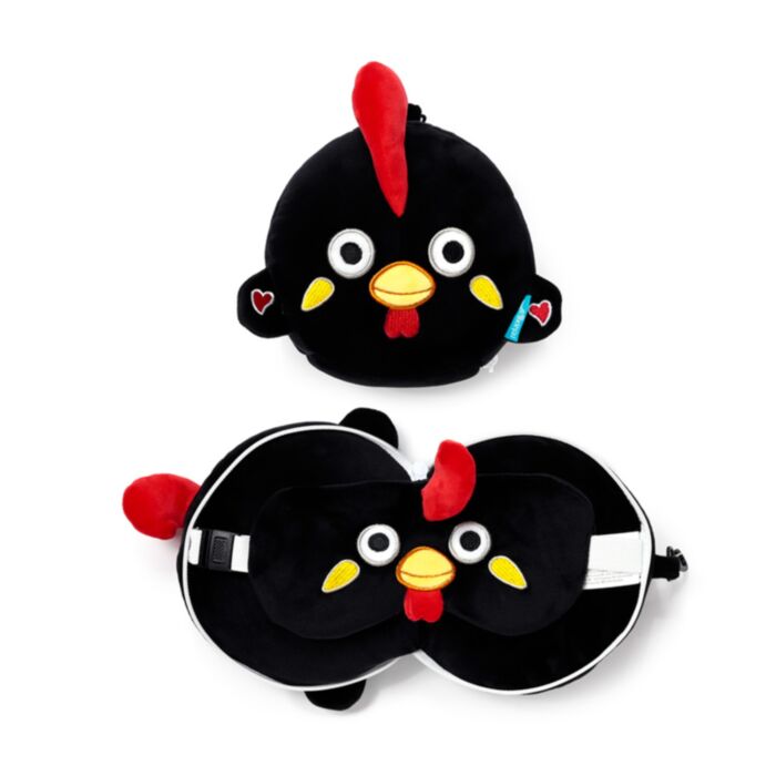 Poduszka podróżna Relaxeazzz z maską na oczy Galo De Barcelos