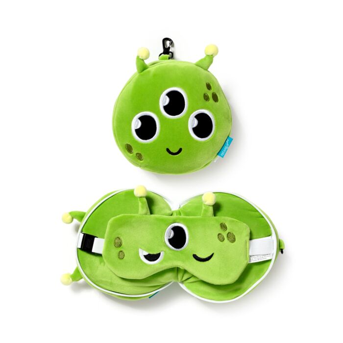 Poduszka podróżna i maska na oczy - Space Cadets Alien