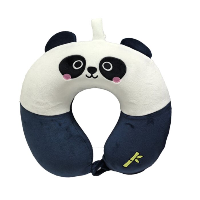 Poduszka podróżna Relaxeazzz z pianki memory panda Adoramals