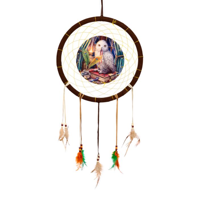 Łapacz snów 33cm - Sowa - Lisa Parker