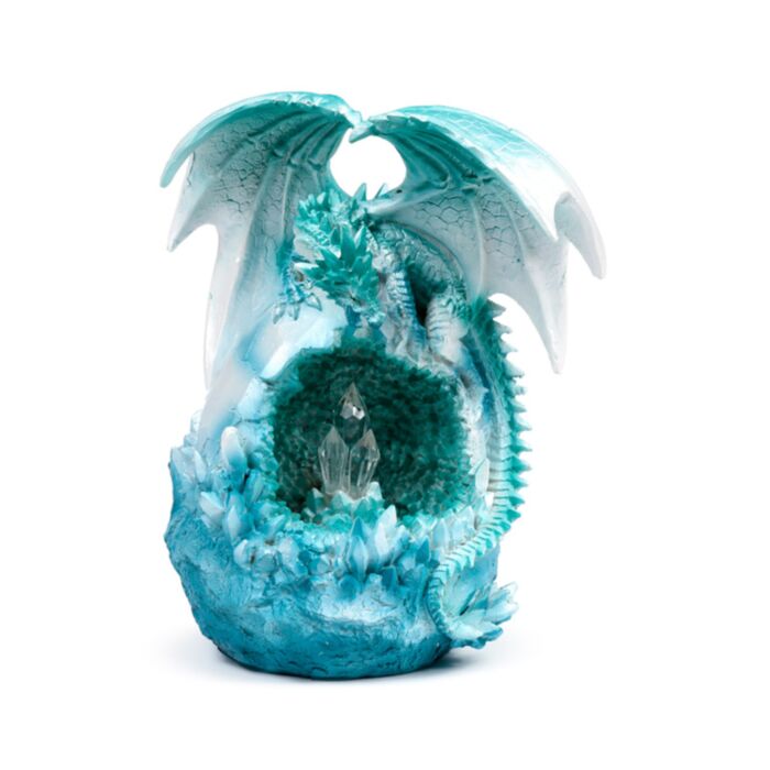Figurka z  LED - Kryształowy Lodowy Smok - Dark Legends