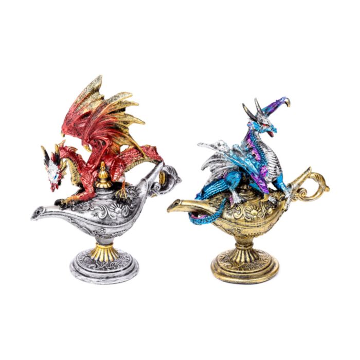 Figurka - Smok - obrońca magicznej lampy