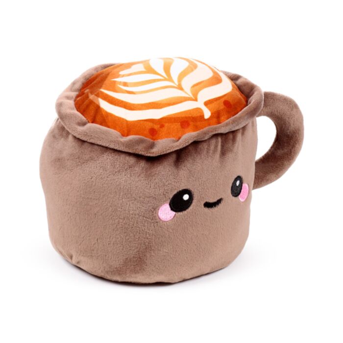 Pluszowy stoper do drzwi w kształcie Cappuccino Foodiemals