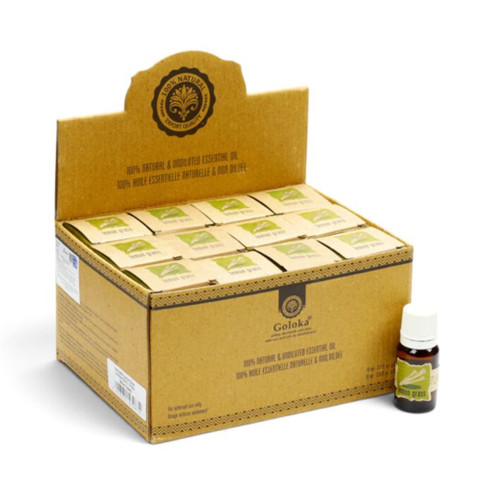 Olejek eteryczny Goloka 10ml o zapachu trawy cytrynowej