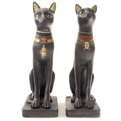 Figurka - Egyptian Bast, Black