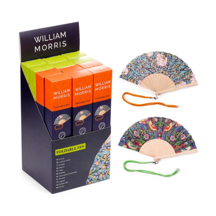 Wachlarz z motywem William Morris