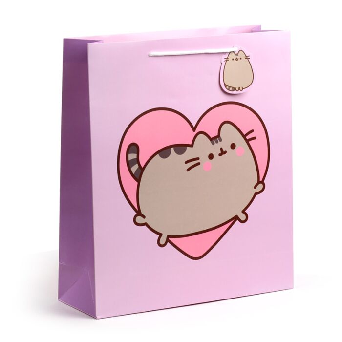 Torba na prezent "Pusheen the Cat Heart" bardzo duża