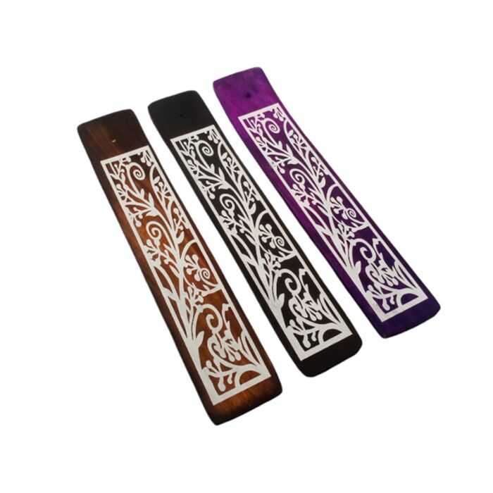 Popielnica na kadzidła z drzewa mango - Wzór łodyg