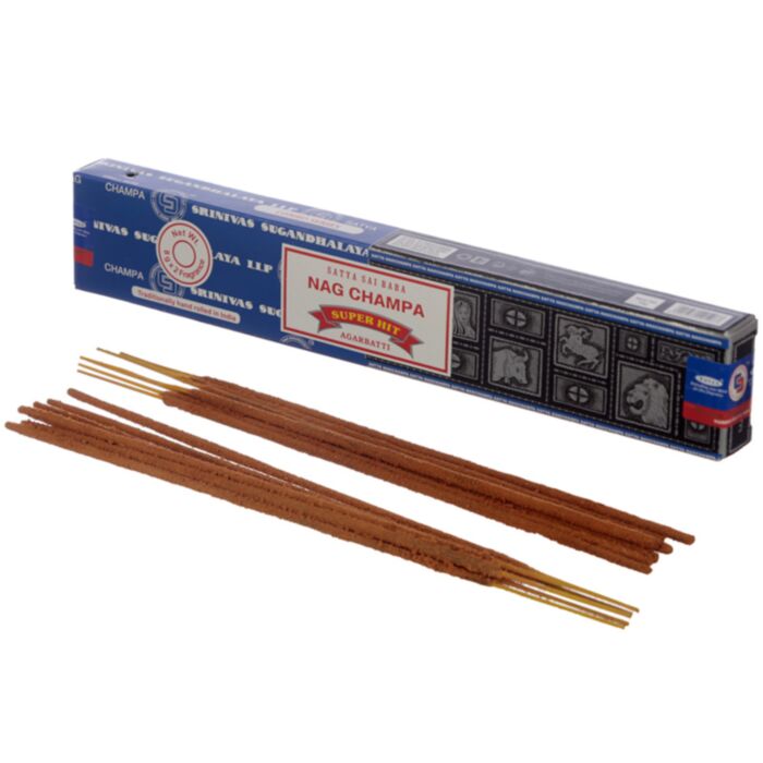 Kadzidełka patyczki Satya zapach 01301 Nag Champa & Super Hit (14 sztuk)