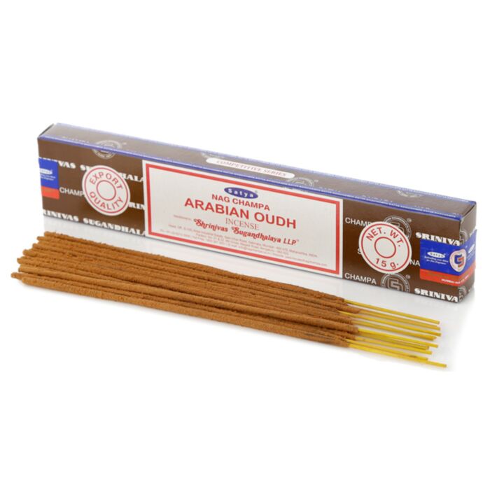 Kadzidełka patyczki Satya zapach 01343 arabian oudh (12 sztuk)