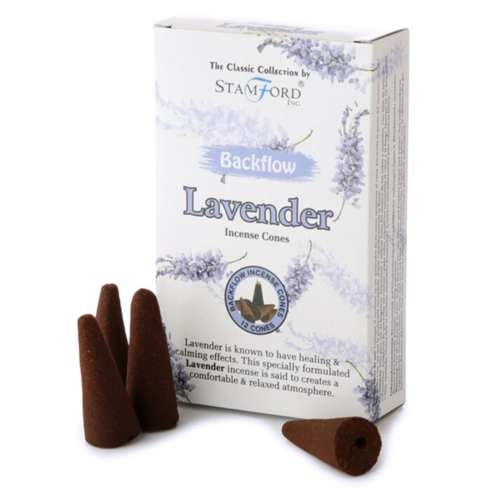 Kadzidełka stożki Stamford zapach 37427 lawenda (12 sztuk)