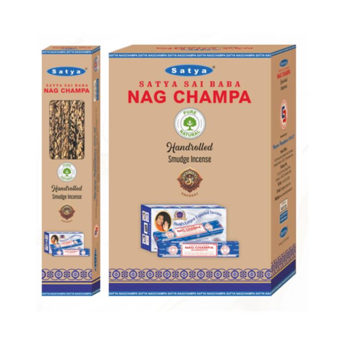 Kadzidełka patyczki Satya Smudge zapach Nag Champa (8 sztuk)