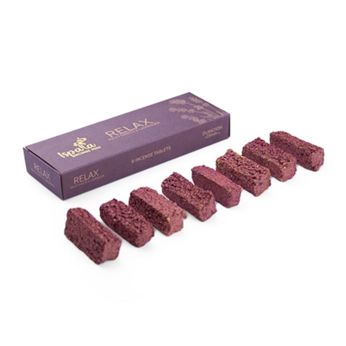 Kadzidełka tabletki Ispalla Peruvian zapach Palo Santo & Lawenda (8 sztuk)