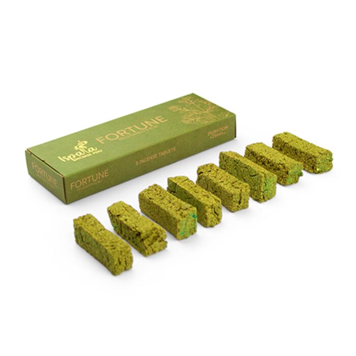 Kadzidełka tabletki Ispalla Peruvian zapach Palo Santo & Rue Fortune (8 sztuk)