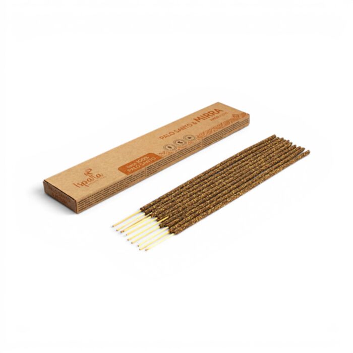 Kadzidełka patyczki Ispalla Peruvian zapach Palo Santo & Mirra (10 sztuk)