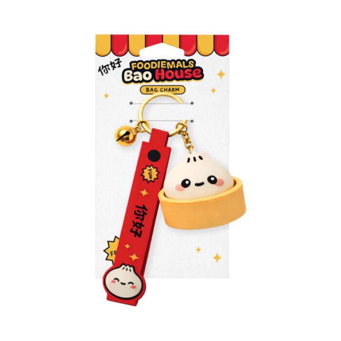 Breloczek z zawieszką 3D Foodiemals Bao