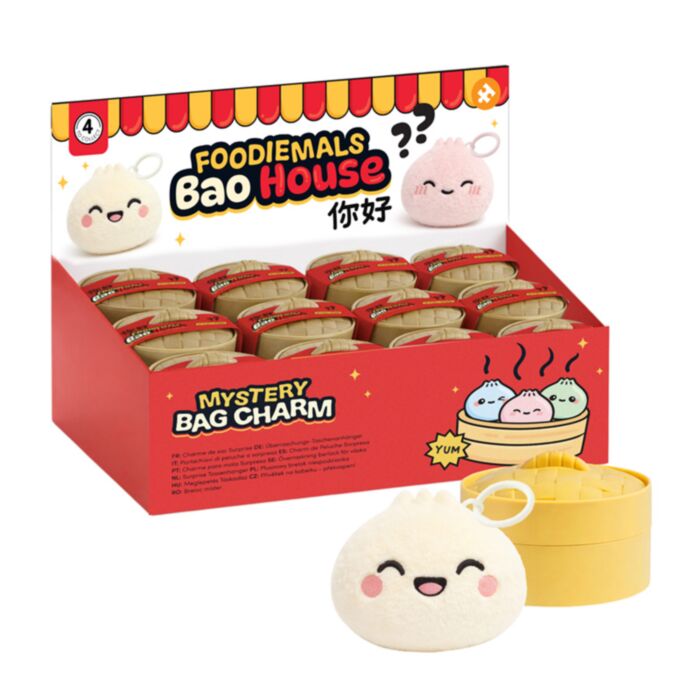 Pluszowy brelok w kształcie Bao Mystery Foodiemals