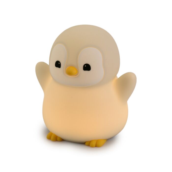 Lampka nocna zmieniajaca kolor Zoo Pals w kształcie pingwina