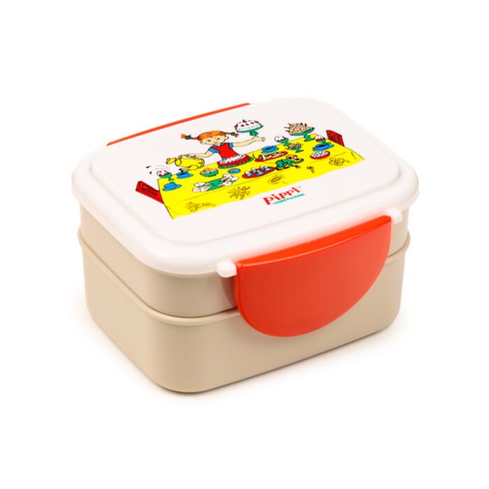 Pudełko na lunch ze sztućcami - Pippi Pończoszanka