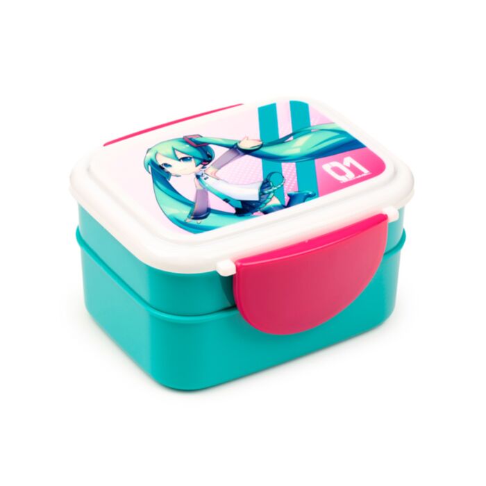 Pudełko na lunch ze sztućcami - Hatsune Miku