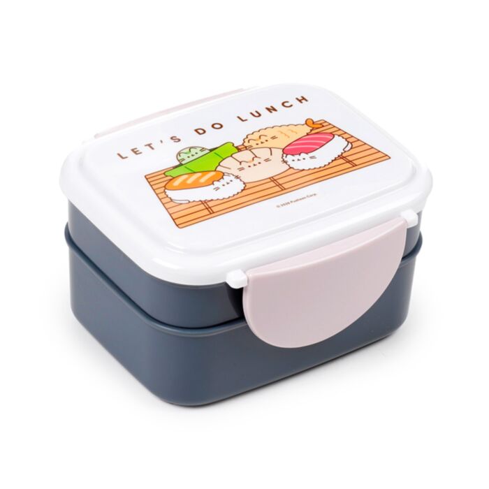 Pudełko na lunch ze sztućcami - Pusheen Sushi Club