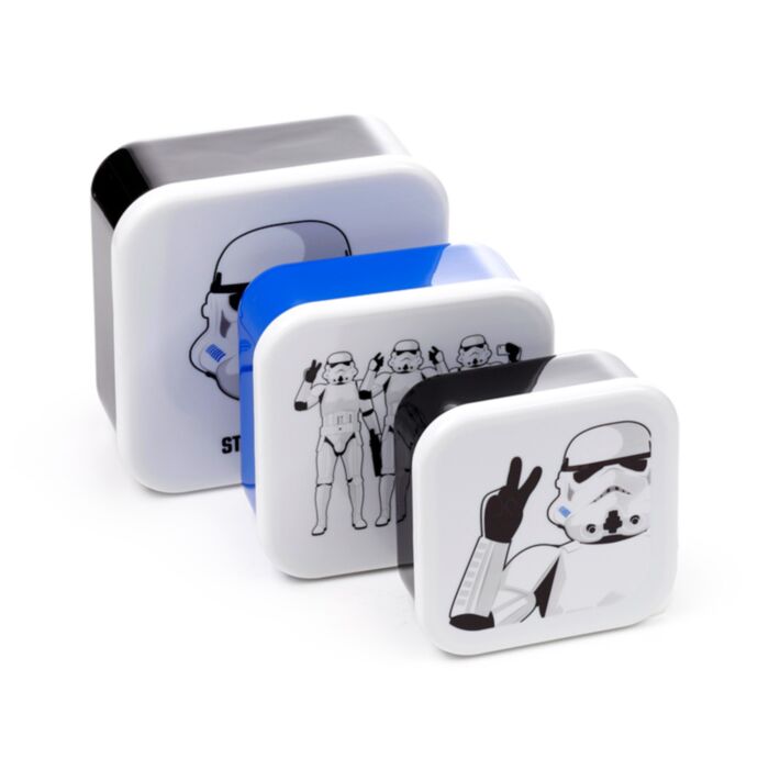 Pudełko na lunch, zestaw 3 (M/L/XL) - Szturmowiec Star Wars