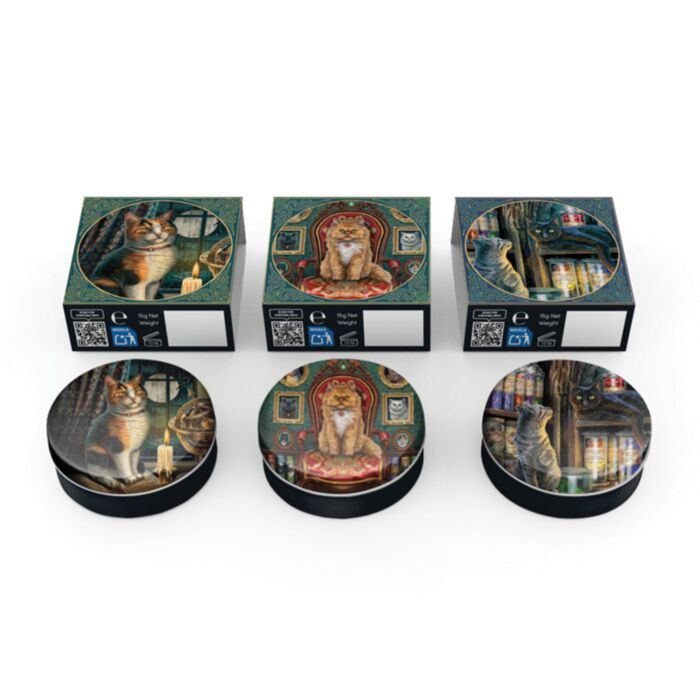 Balsam do ust w puszce z motywem Lisa Parker Magiczne koty