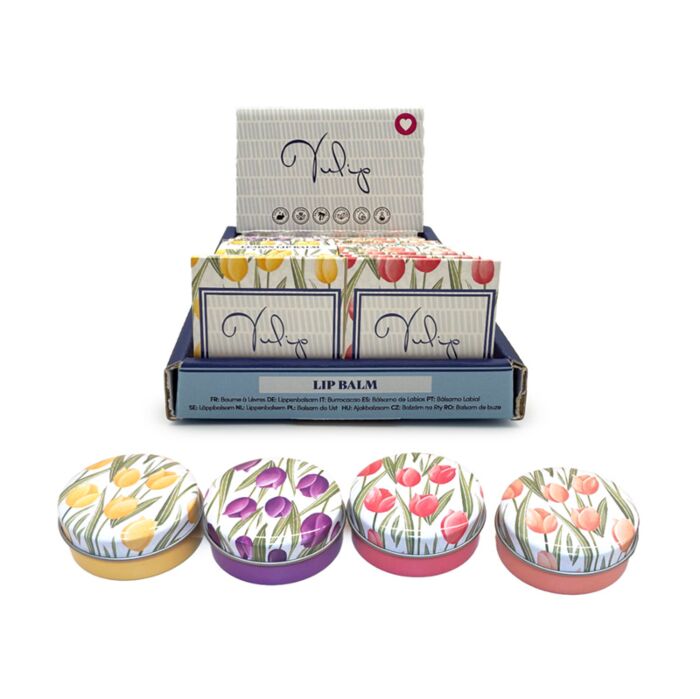 Balsam do ust w puszce - Tulipany