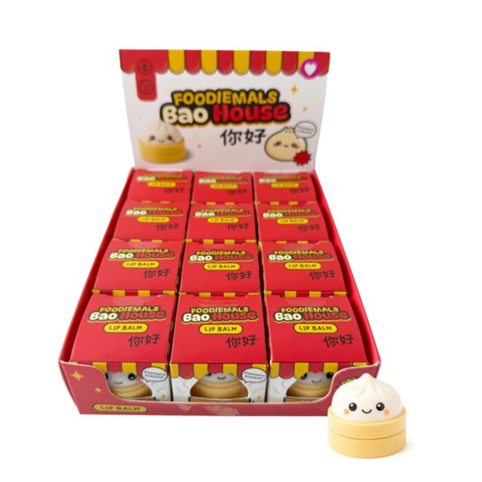 Balsam do ust w pojemniczku w kształcie Bao Foodiemals