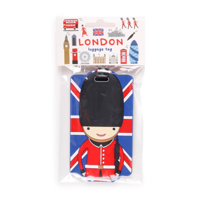 Etykietka PVC na bagaż - Strażnik z Londynu