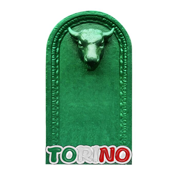 Magnes pamiątkowy 3D - Turyńska fontanna Turet