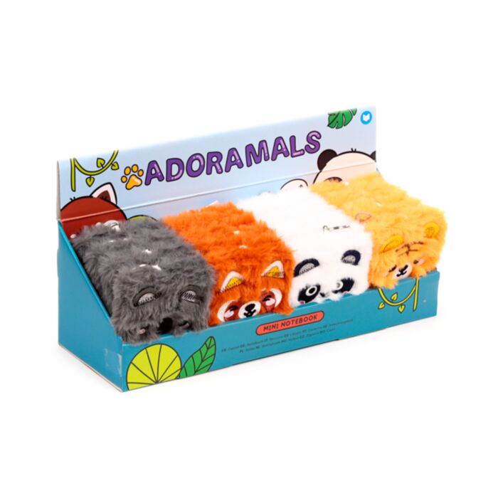 Notatnik pluszowy mini A7- Adoramals Wild