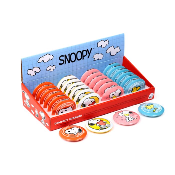 Lusterko kompaktowe - Peanuts Snoopy & Woodstock