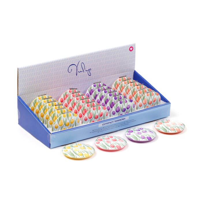 Lusterko kompaktowe - Tulipany