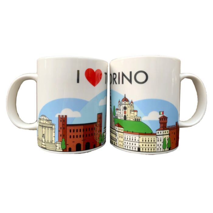 Kubek porcelanowy - I Heart Torino