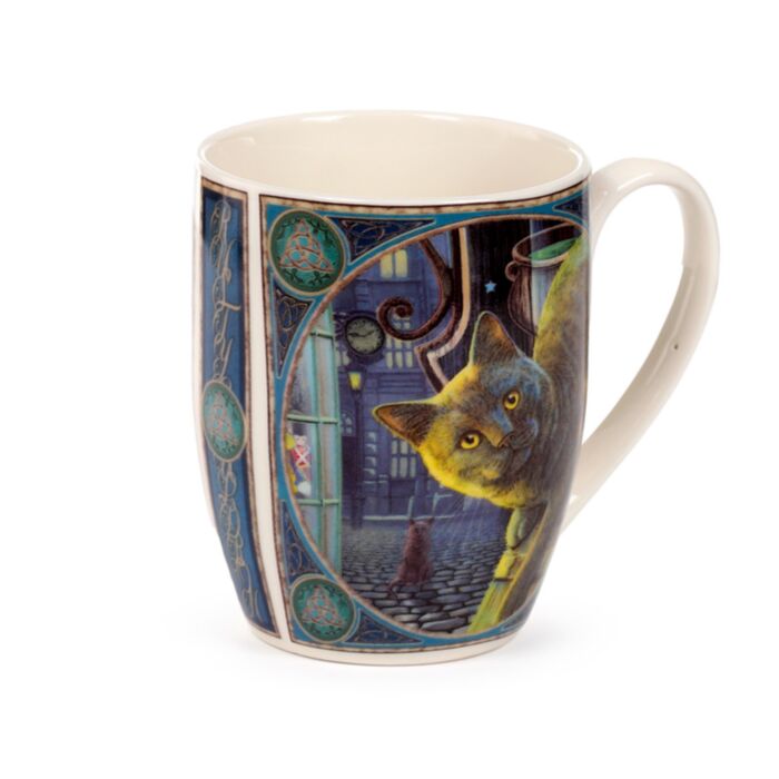 Kubek porcelanowy - Lisa Parker Rusty Cauldron Cat