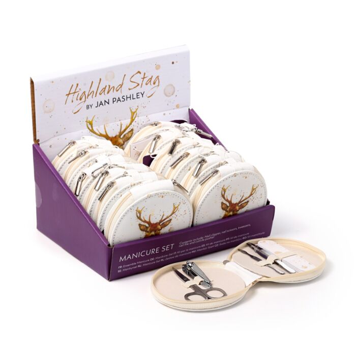 Zestaw do manicure, 5-częściowy - Jan Pashley Stag