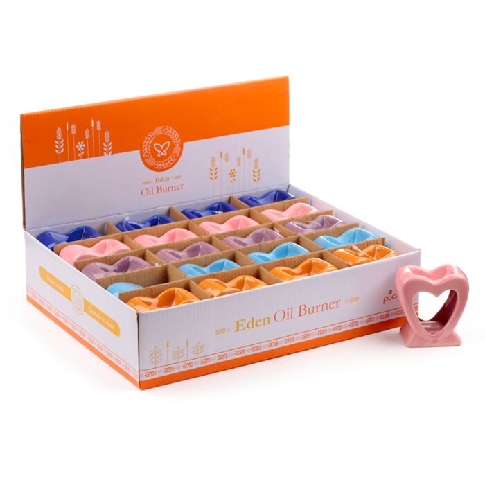 Kominek - podgrzewacz do olejków w kształcie serca