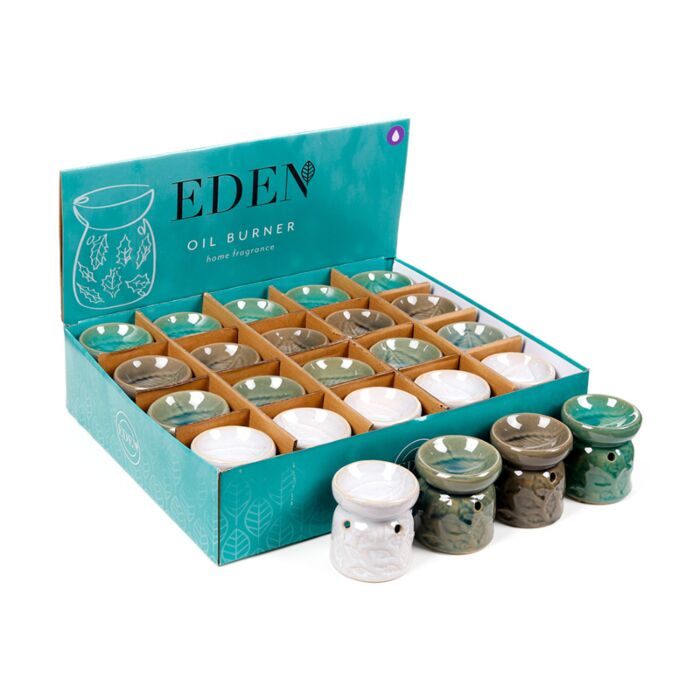 Kominek - podgrzewacz do olejków - Eden - Liście