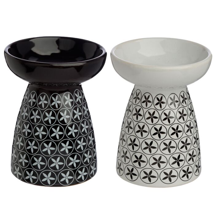 Podgrzewacz olejków i wosku z wzorem kwiatowym - Eden