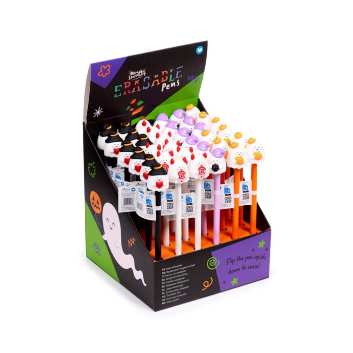 Długopis zmazywalny z nakładką z PCV - Duch