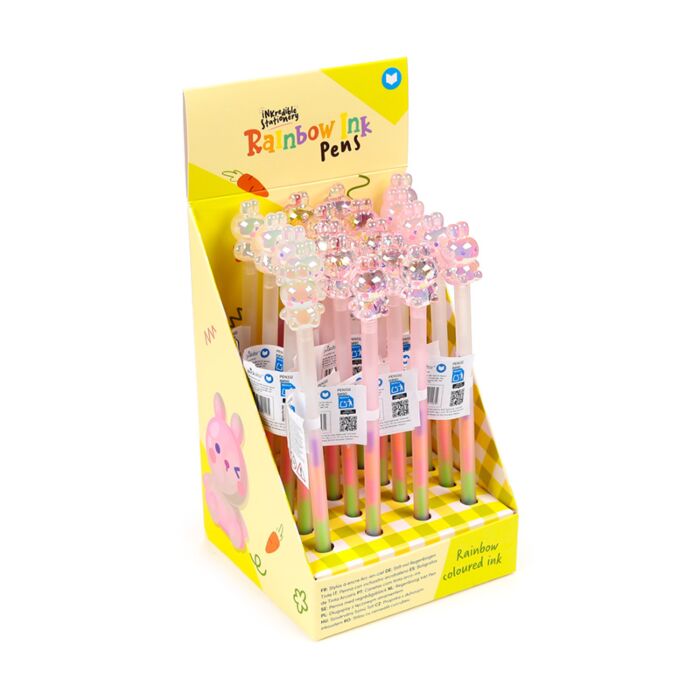 Pióro z tęczowym atramentem - Wielkanocny Króliczek